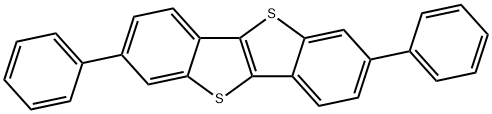 2,7-DIPHENYL[1]BENZOTHIENO[3,2-B][1]BENZOTHIOPHENE Struktur