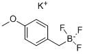 Potassium trifluoro(4-methoxybenzyl)borate Structure