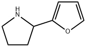 2-(2-フリル)ピロリジン 化学構造式