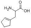 2-氨基-3-(环戊-1-烯-1-基)丙酸, 90087-65-3, 结构式
