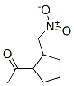 Ethanone, 1-[2-(nitromethyl)cyclopentyl]- (9CI) Structure