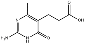 5-Pyrimidinepropanoicacid, 2-amino-1,6-dihydro-4-methyl-6-oxo- Structure