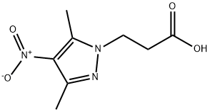 3-(3,5-dimethyl-4-nitro-1H-pyrazol-1-yl)propanoic acid Structure