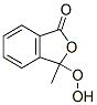 1(3H)-Isobenzofuranone, 3-hydroperoxy-3-methyl- Structure
