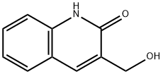 3-(ヒドロキシメチル)-2(1H)-キノリノン 化学構造式