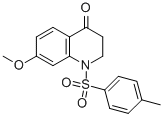7-METHOXY-1-[(4-METHYLPHENYL)SULFONYL]-2,3-DIHYDROQUINOLIN-4(1H)-ONE,901-90-6,结构式