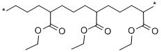 2-丙烯酸乙基酯与乙烯的聚合物,9010-86-0,结构式