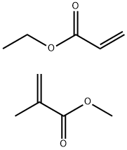 アクリル酸エチル·メタクリル酸メチル共重 化学構造式