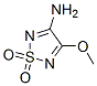 1,2,5-Thiadiazol-3-amine,  4-methoxy-,  1,1-dioxide Structure