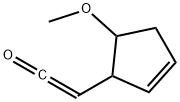 Ethenone, (5-methoxy-2-cyclopenten-1-yl)- (9CI) Structure