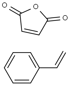 聚苯乙烯马来酸酐共聚物 结构式