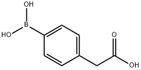 4-CARBOXYMETHYL-PHENYLBORONIC ACID Struktur