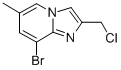 8-BROMO-2-(CHLOROMETHYL)-6-METHYLIMIDAZO[1,2-A]PYRIDINE Structure