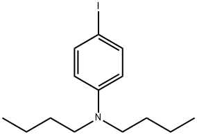 N,N-BIS(N-BUTYL)-4-IODOANILINE Struktur