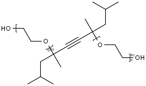 α,α’-[1,4-二甲基-1,4-双(2-甲基丙基-2-丁炔-1,4-二基]双[ω-羟基-聚(氧基-1,2-亚乙基)