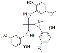 1,1,1-tris(5-methoxysalicylaldiminomethyl)ethane Structure