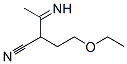 Butyronitrile,  2-acetimidoyl-4-ethoxy-  (7CI) Struktur