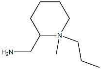 N-[(1-METHYL-2-PIPERIDINYL)METHYL]-1-PROPANAMINE Struktur