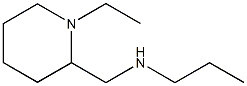 N-[(1-ETHYL-2-PIPERIDINYL)METHYL]-1-PROPANAMINE 化学構造式