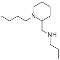 N-[(1-BUTYL-2-PIPERIDINYL)METHYL]-1-PROPANAMINE 化学構造式