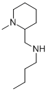 BUTYL[(1-METHYLPIPERIDIN-2-YL)METHYL]AMINE 结构式