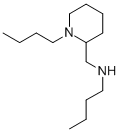 BUTYL[(1-BUTYLPIPERIDIN-2-YL)METHYL]AMINE 结构式
