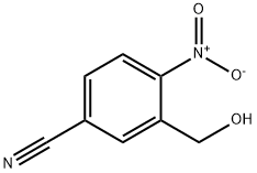 3-(HydroxyMethyl)-4-nitro-benzonitrile 化学構造式