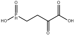 4-(Hydroxyphosphinyl)-2-oxobutanoic acid 结构式