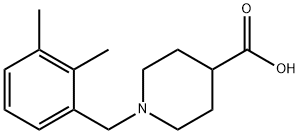 1-(2,3-dimethylbenzyl)piperidine-4-carboxylic acid Structure