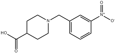 1-(3-nitrobenzyl)piperidine-4-carboxylic acid|