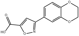 5-Isoxazolecarboxylic  acid,  3-(2,3-dihydro-1,4-benzodioxin-6-yl)-|