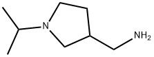 (1-イソプロピルピロリジン-3-イル)メチルアミン 化学構造式