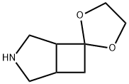 Spiro[3-azabicyclo[3.2.0]heptane-6,2-[1,3]dioxolane]  (9CI) Structure