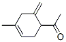 Ethanone, 1-(4-methyl-6-methylene-3-cyclohexen-1-yl)- (9CI) Structure