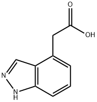 吲唑-4-乙酸, 902131-33-3, 结构式