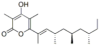 4-Hydroxy-3,5-dimethyl-6-[(1E,3S,5R,7S)-1,3,5,7-tetramethyl-1-nonenyl]-2H-pyran-2-one 结构式
