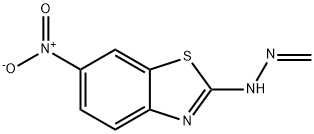 Formaldehyde, (6-nitro-2-benzothiazolyl)hydrazone (7CI) Structure