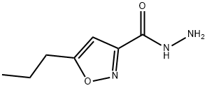 3-Isoxazolecarboxylicacid,5-propyl-,hydrazide(7CI) Structure