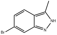 6-BROMO-3-METHYL-1H-INDAZOLE 结构式