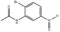 N-(2-ブロモ-5-ニトロフェニル)アセトアミド 化学構造式
