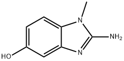 1H-Benzimidazol-5-ol,2-amino-1-methyl-(9CI) Structure