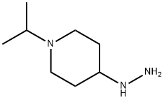 4-hydrazinyl-1-(propan-2-yl)piperidine Struktur