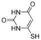 6-疏基嘧啶-2,4(1H,3H)-二酮, 902259-13-6, 结构式