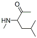 2-Hexanone, 5-methyl-3-(methylamino)- (7CI) Struktur