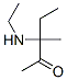 2-Pentanone, 3-(ethylamino)-3-methyl- (7CI) Structure