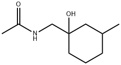 Acetamide,  N-[(1-hydroxy-3-methylcyclohexyl)methyl]- Struktur