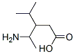 Valeric  acid,  4-amino-3-isopropyl-  (7CI) 化学構造式