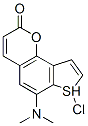 3-Chloro-4-dimethylaminothioangelicin Struktur