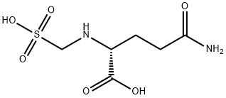 N5-(スルホメチル)-D-グルタミン 化学構造式