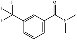 N,N-二甲基-3-(三氟甲基)苯酰胺 结构式
